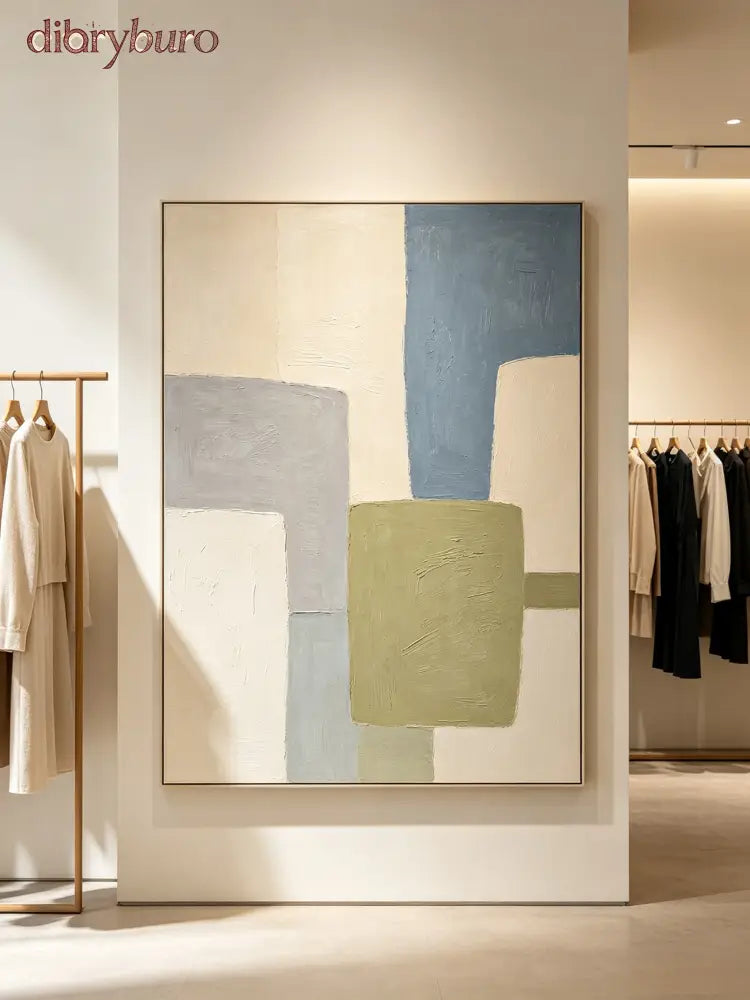 Abstract Wall Art - bule