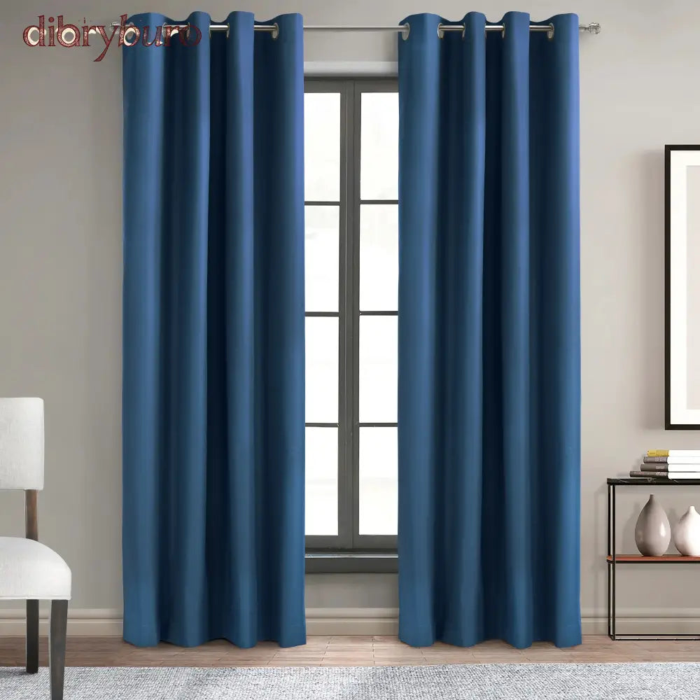 Blackout Grommet Curtain Panel - 52’’ x 108’’ / Navy