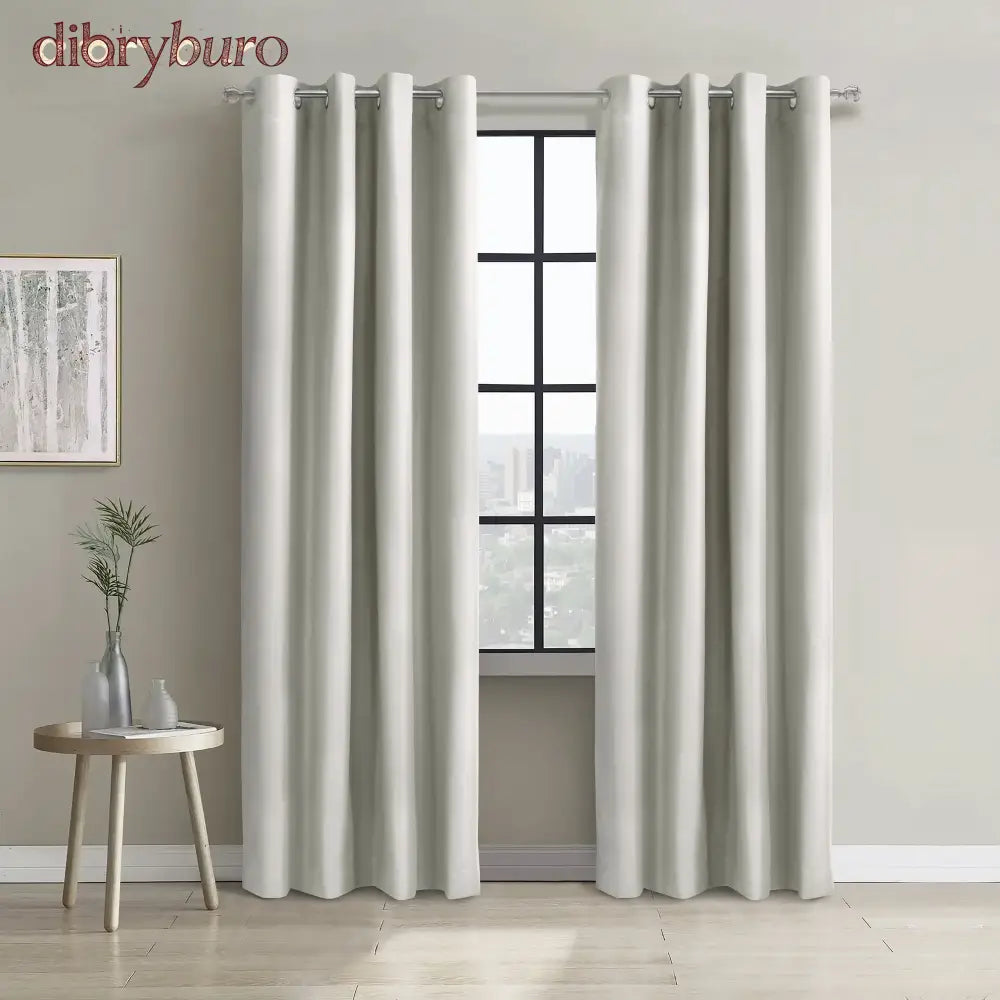 Blackout Grommet Curtain Panel - 52’’ x 108’’ / White