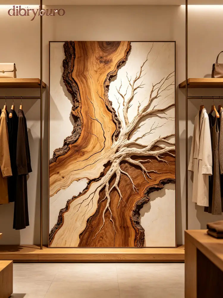 Cedar Roots Wall Decor Irregular Shape Wall Art for Home - 42.9’’ x 20.8’’x 1.9’’