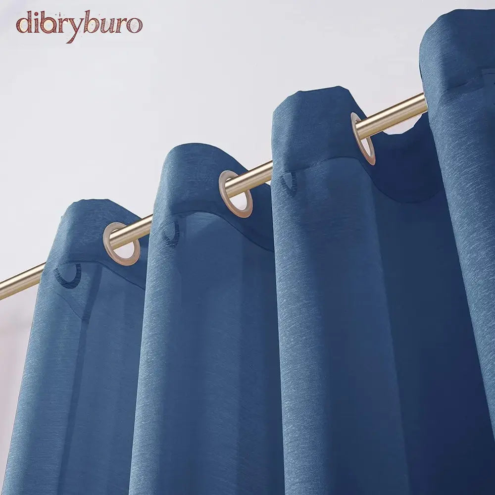 Extra Wide Curtains Solid Sheer Window Curtain Panel Pair