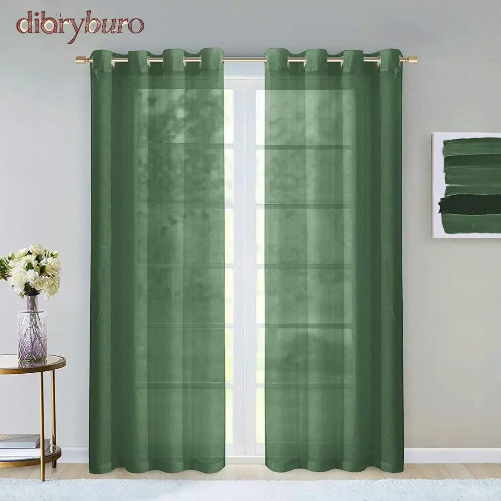 Extra Wide Curtains Solid Sheer Window Curtain Panel Pair
