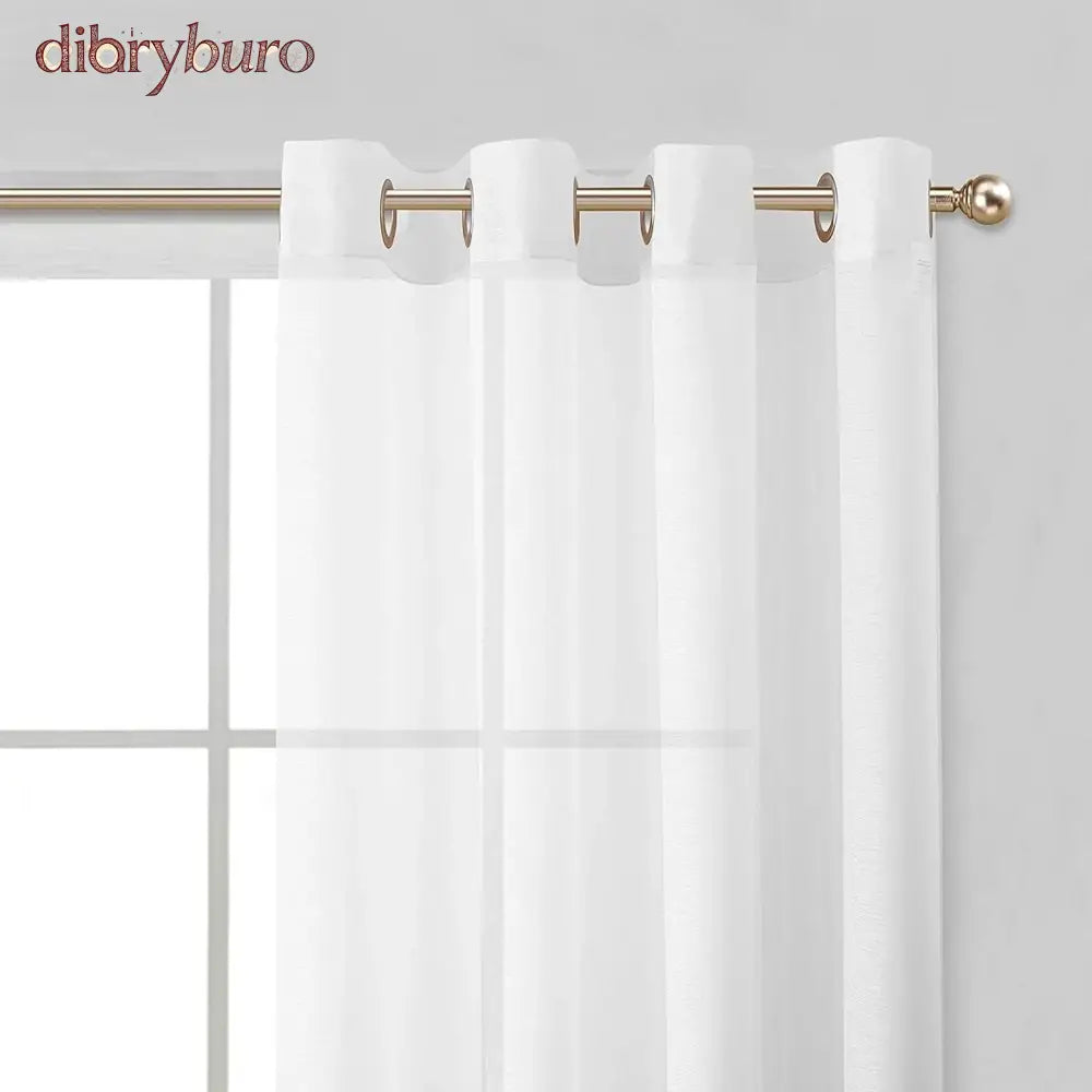 Extra Wide Curtains Solid Sheer Window Curtain Panel Pair