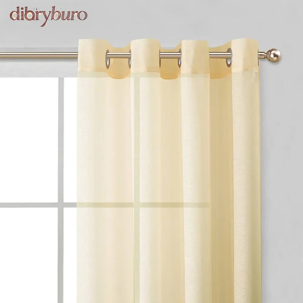 Extra Wide Curtains Solid Sheer Window Curtain Panel Pair