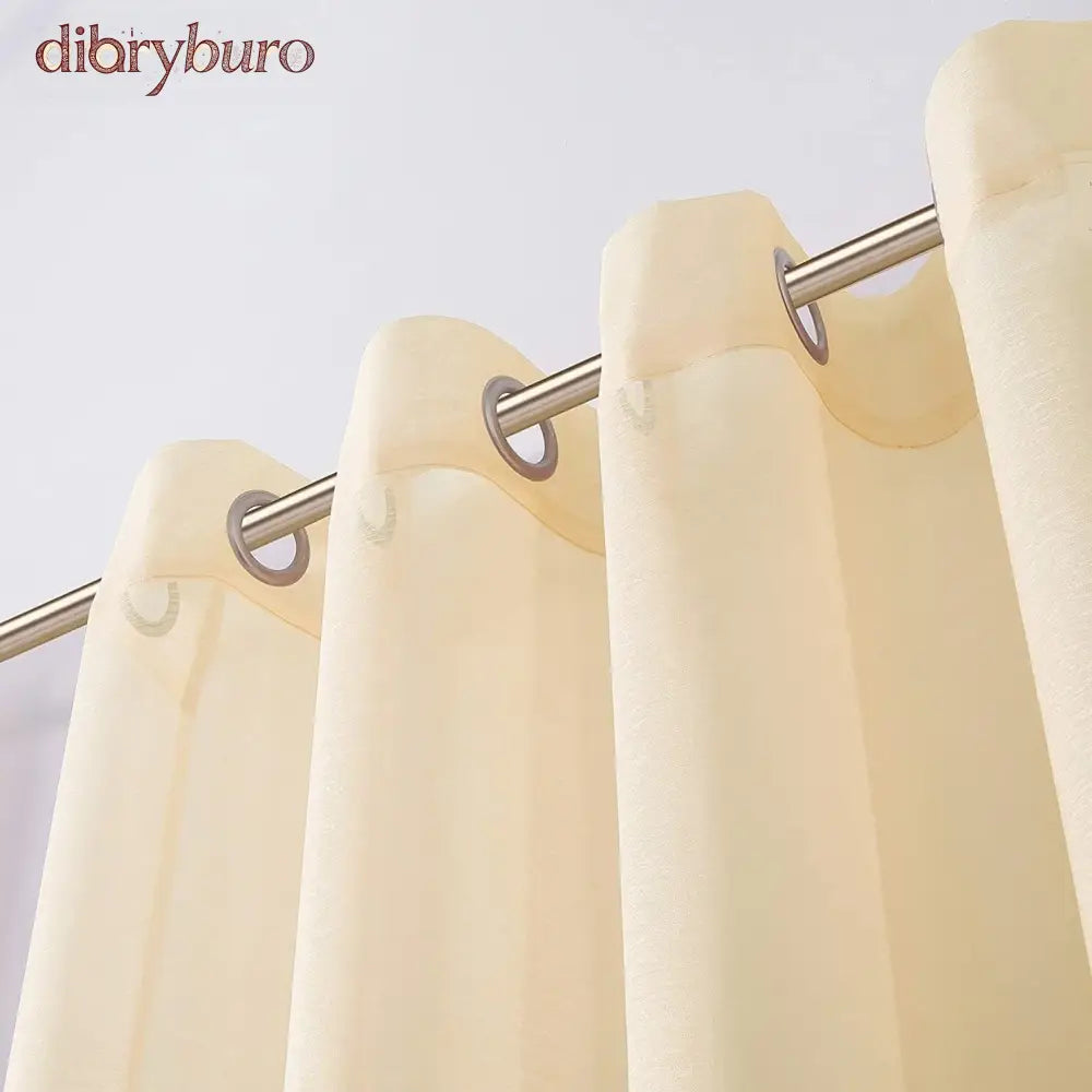 Extra Wide Curtains Solid Sheer Window Curtain Panel Pair