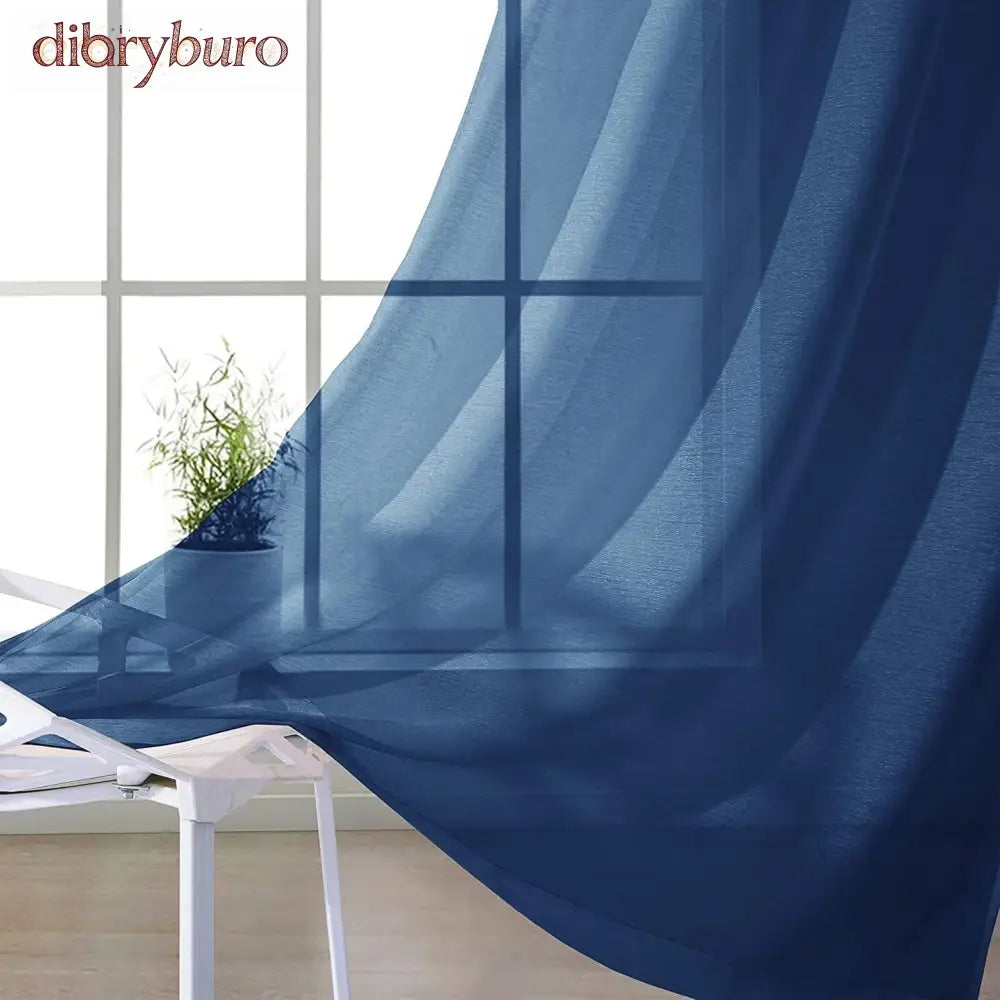 Extra Wide Curtains Solid Sheer Window Curtain Panel Pair
