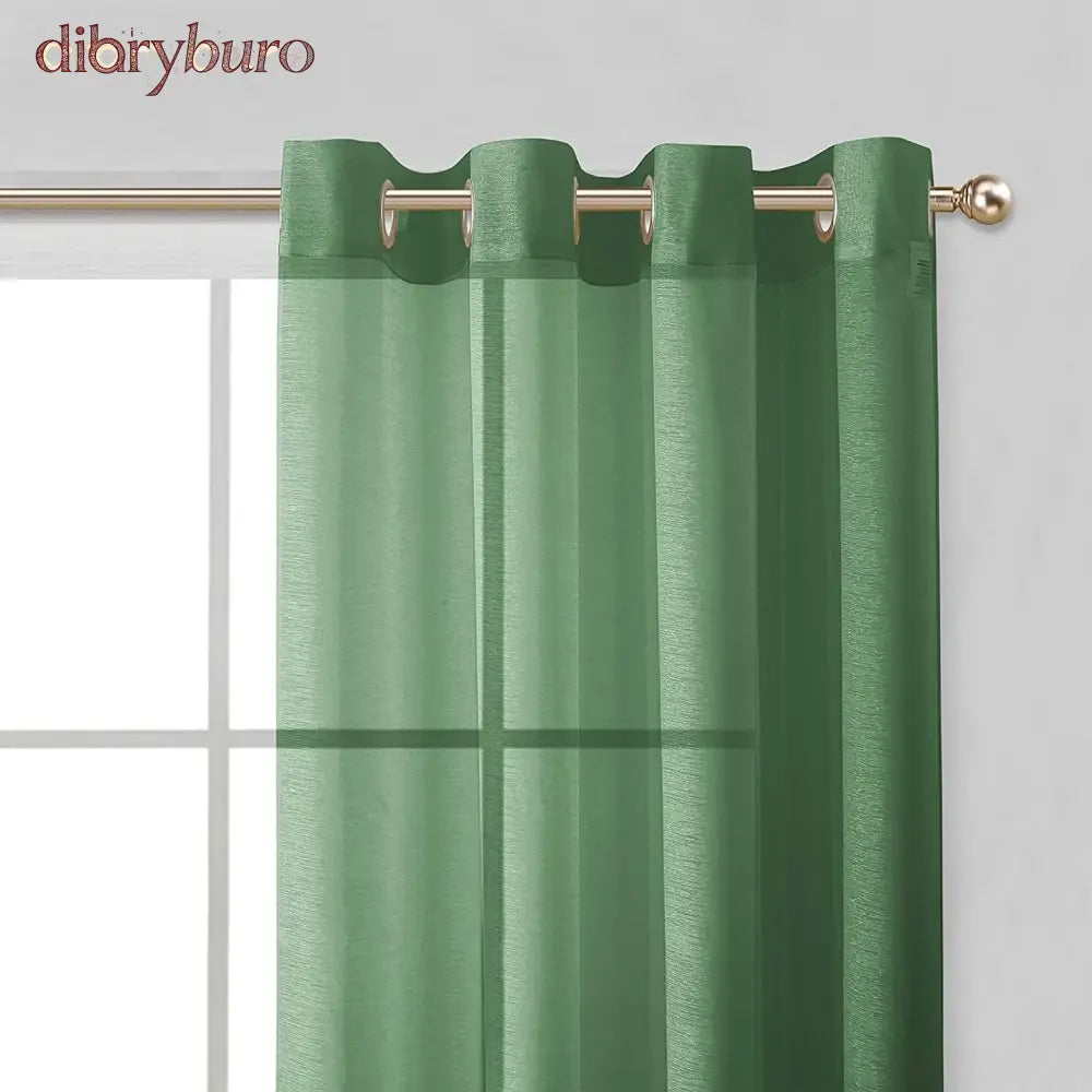 Extra Wide Curtains Solid Sheer Window Curtain Panel Pair