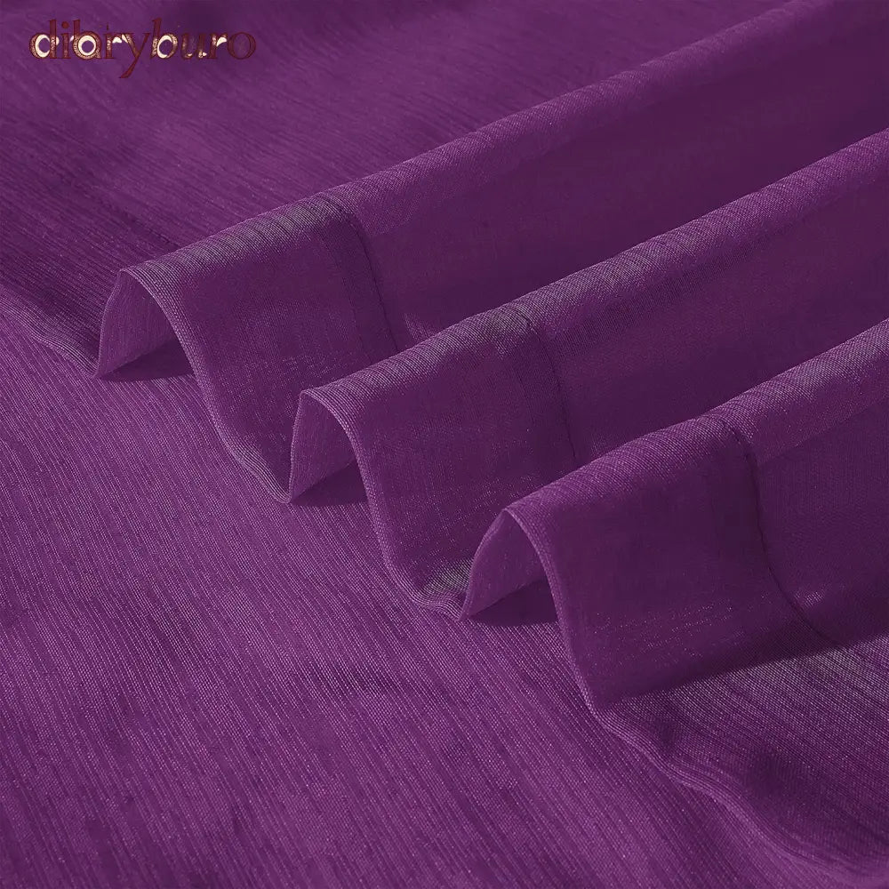 Extra Wide Curtains Solid Sheer Window Curtain Panel Pair