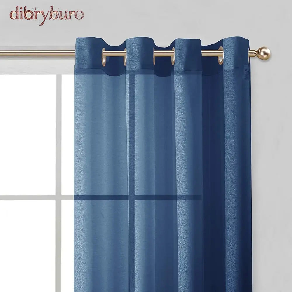 Extra Wide Curtains Solid Sheer Window Curtain Panel Pair