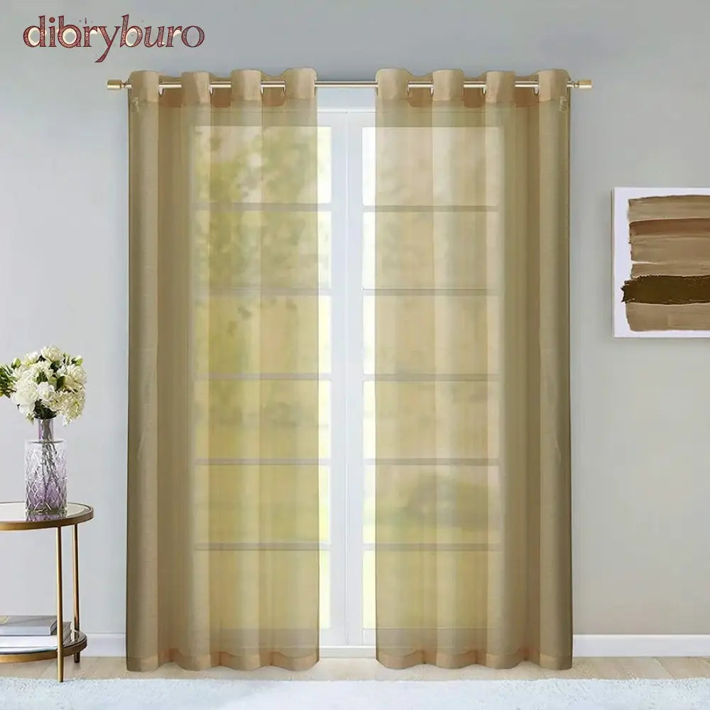 Extra Wide Curtains Solid Sheer Window Curtain Panel Pair
