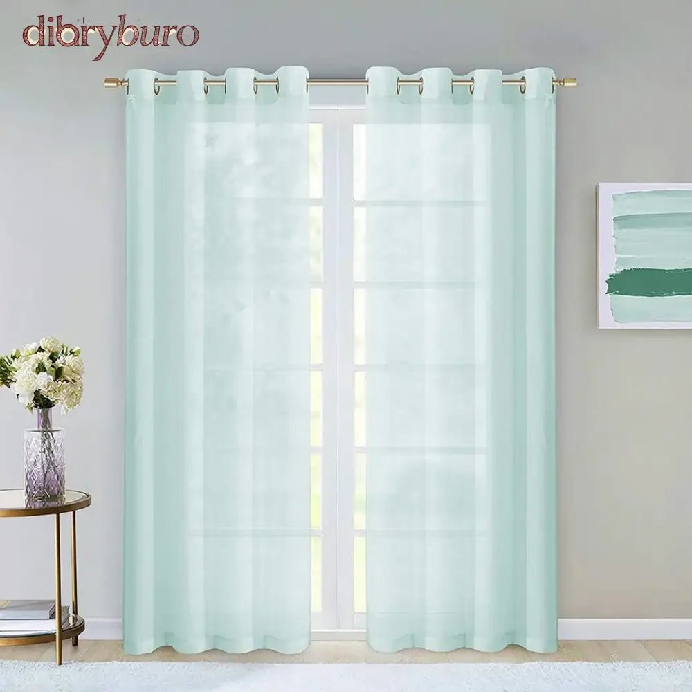 Extra Wide Curtains Solid Sheer Window Curtain Panel Pair