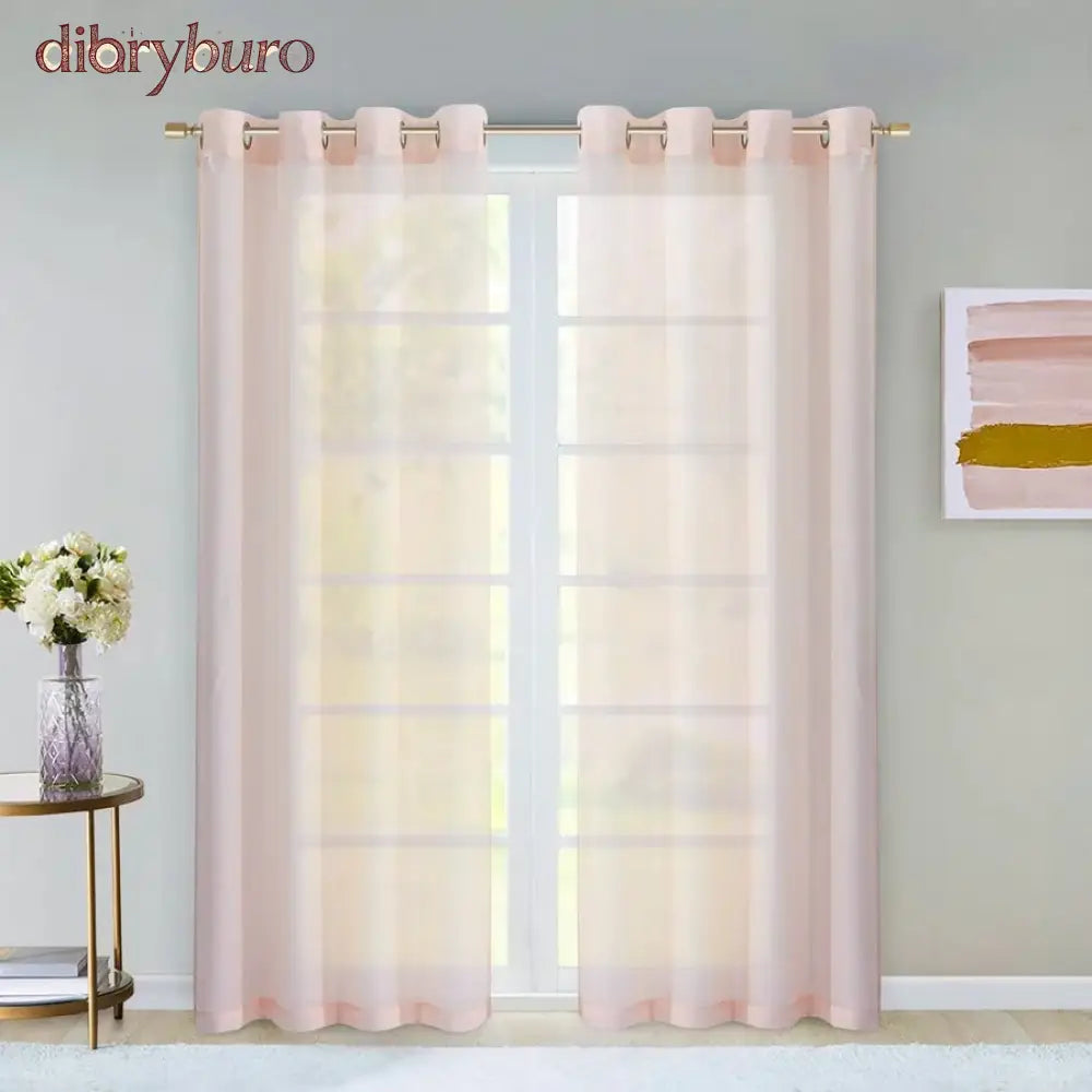 Extra Wide Curtains Solid Sheer Window Curtain Panel Pair