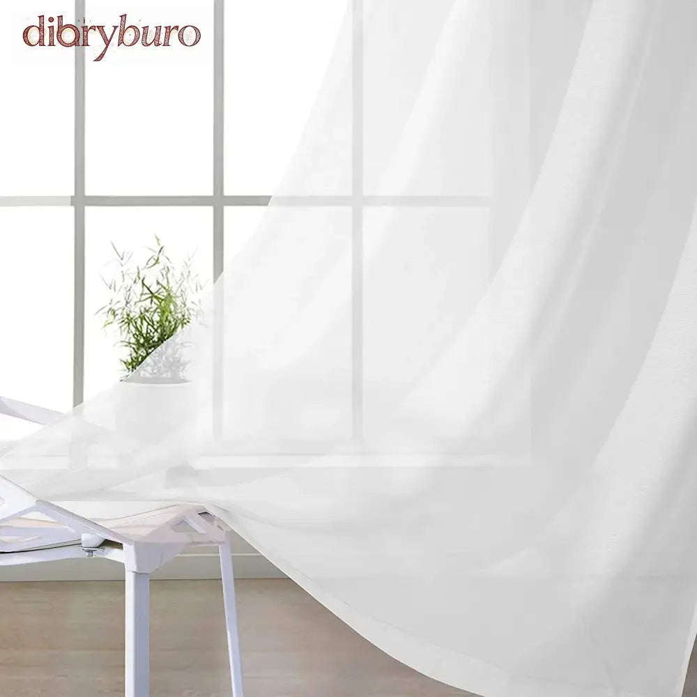 Extra Wide Curtains Solid Sheer Window Curtain Panel Pair