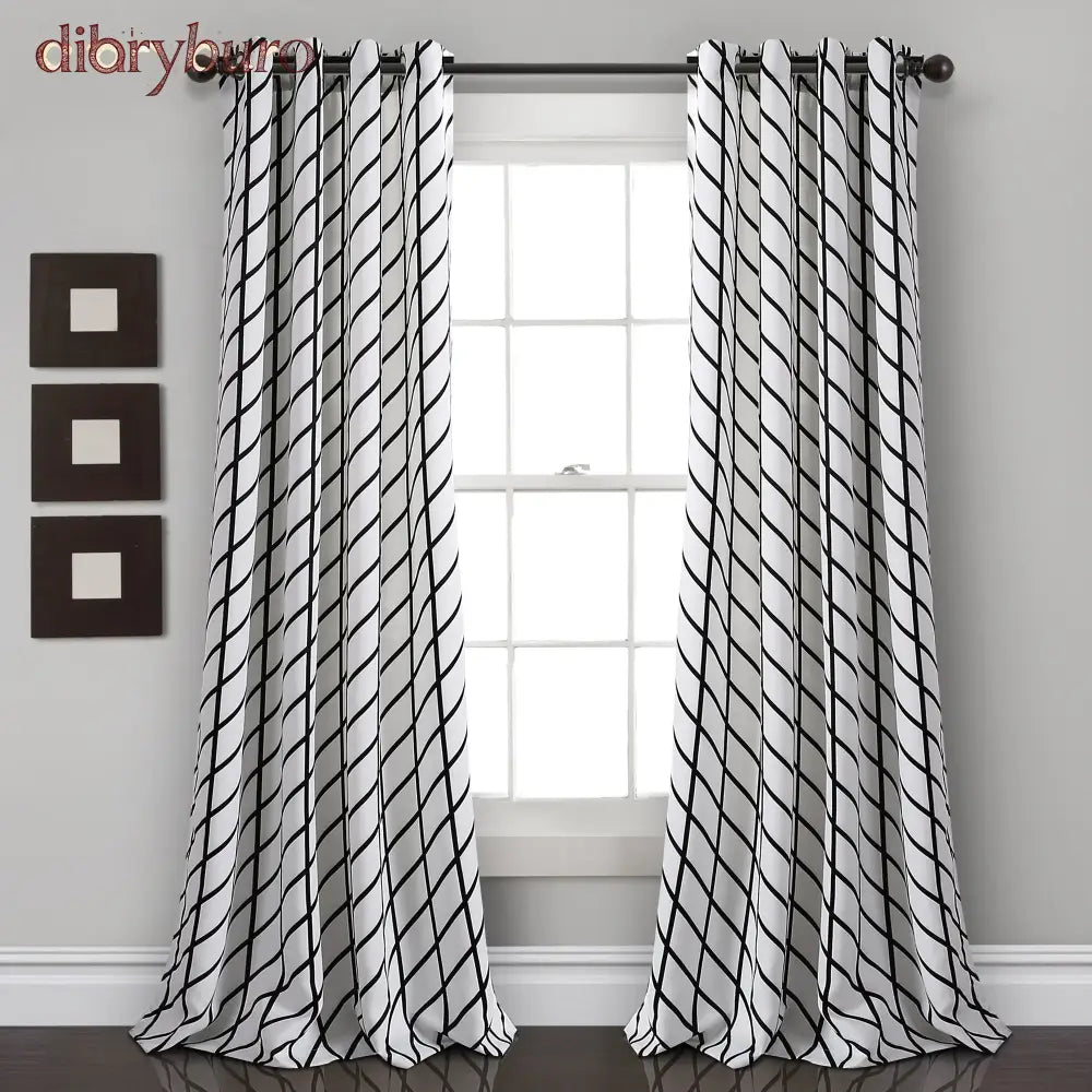 Feather Arrow Geo Room Darkening Window Curtain Panel Pair - 84 Inches
