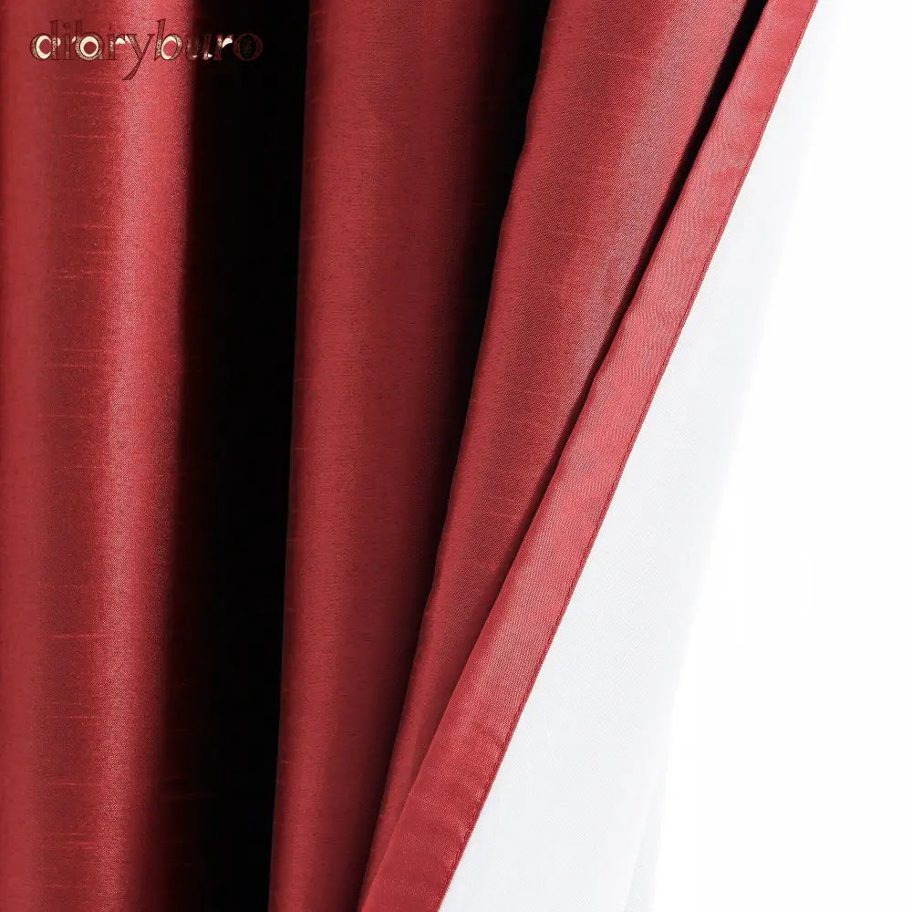 Insulated Grommet Blackout Faux Silk Window Curtain Panel