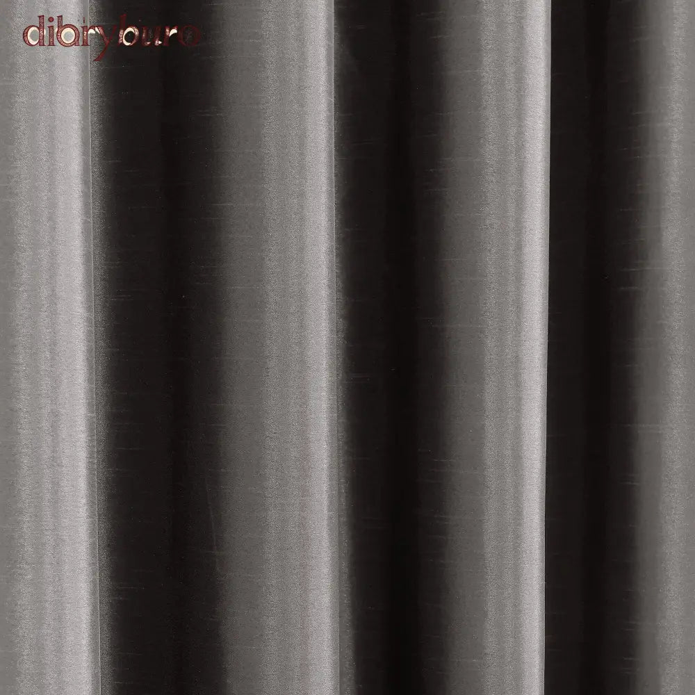 Insulated Grommet Blackout Faux Silk Window Curtain Panel