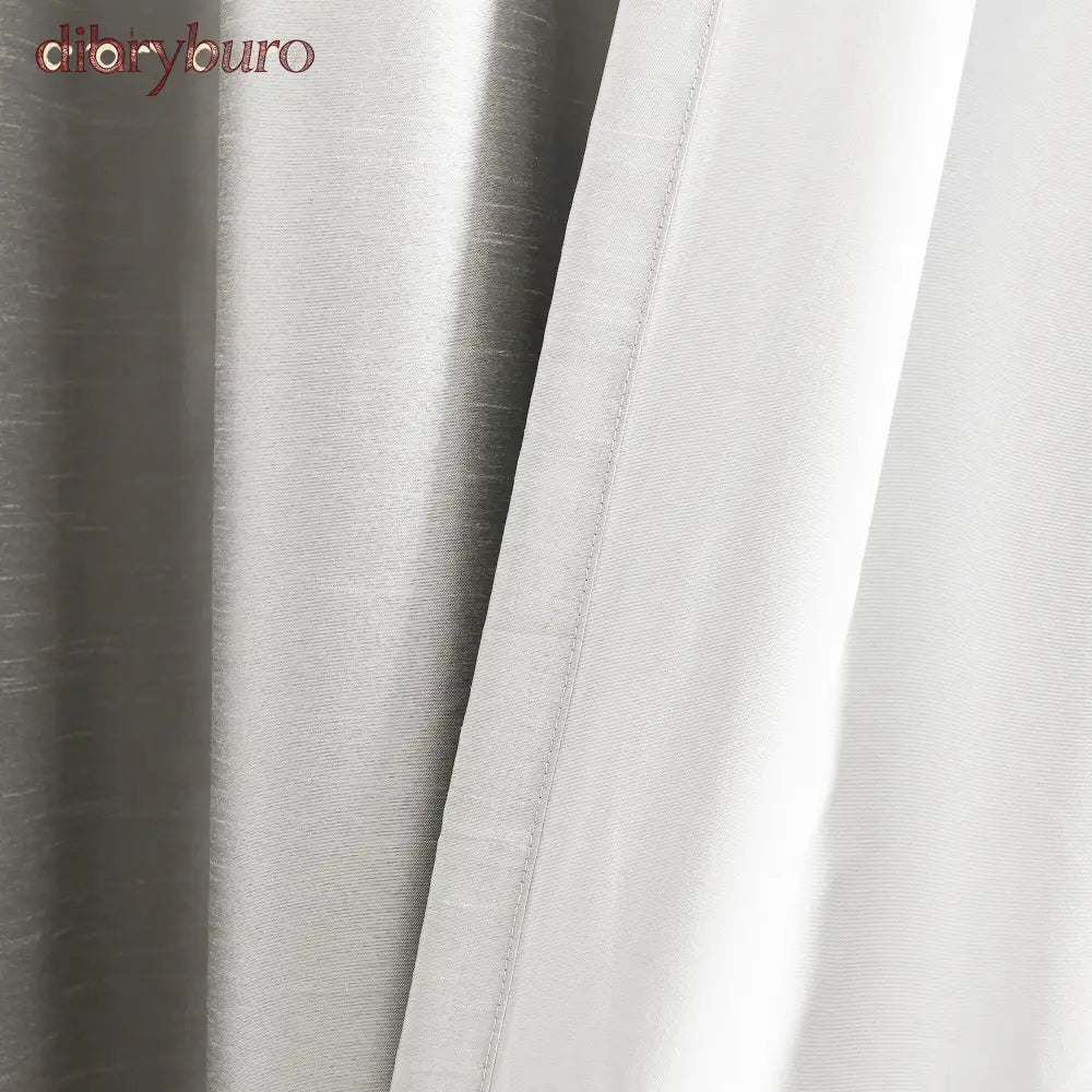 Insulated Grommet Blackout Faux Silk Window Curtain Panel
