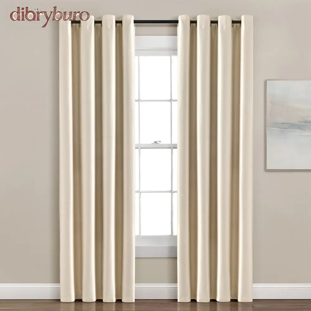 Insulated Grommet Blackout Faux Silk Window Curtain Panel - 84 Inches / Wheat