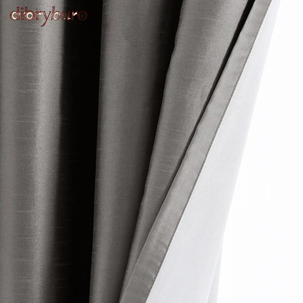 Insulated Grommet Blackout Faux Silk Window Curtain Panel