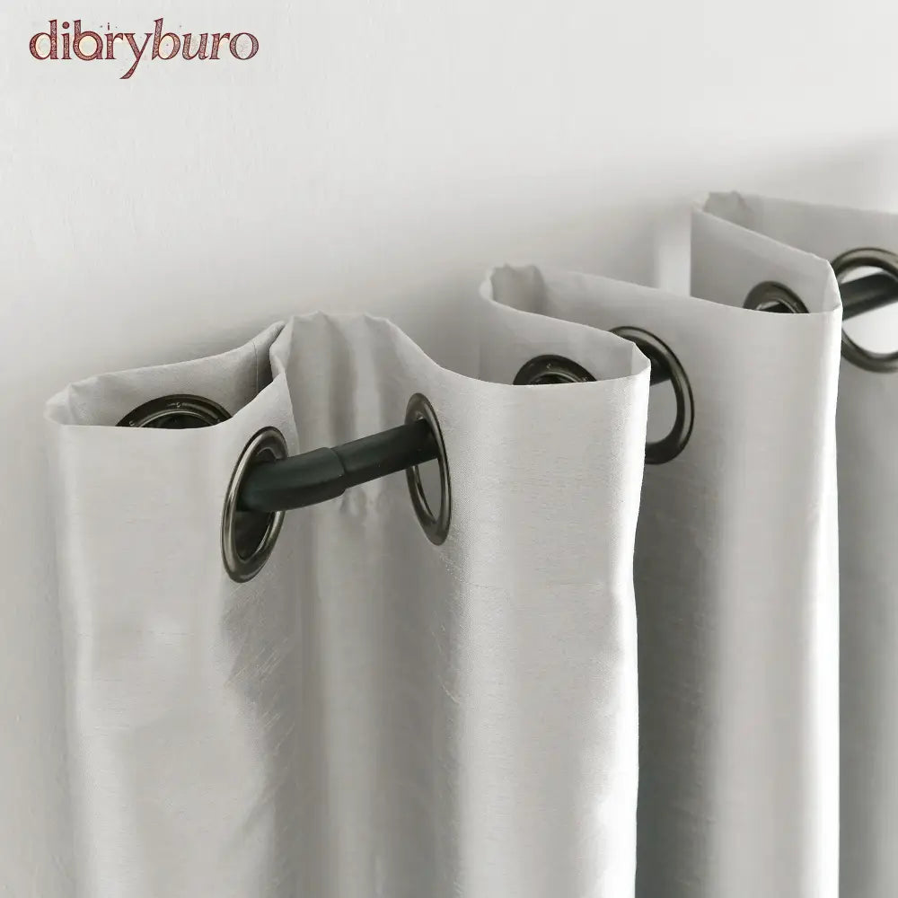 Insulated Grommet Blackout Faux Silk Window Curtain Panel