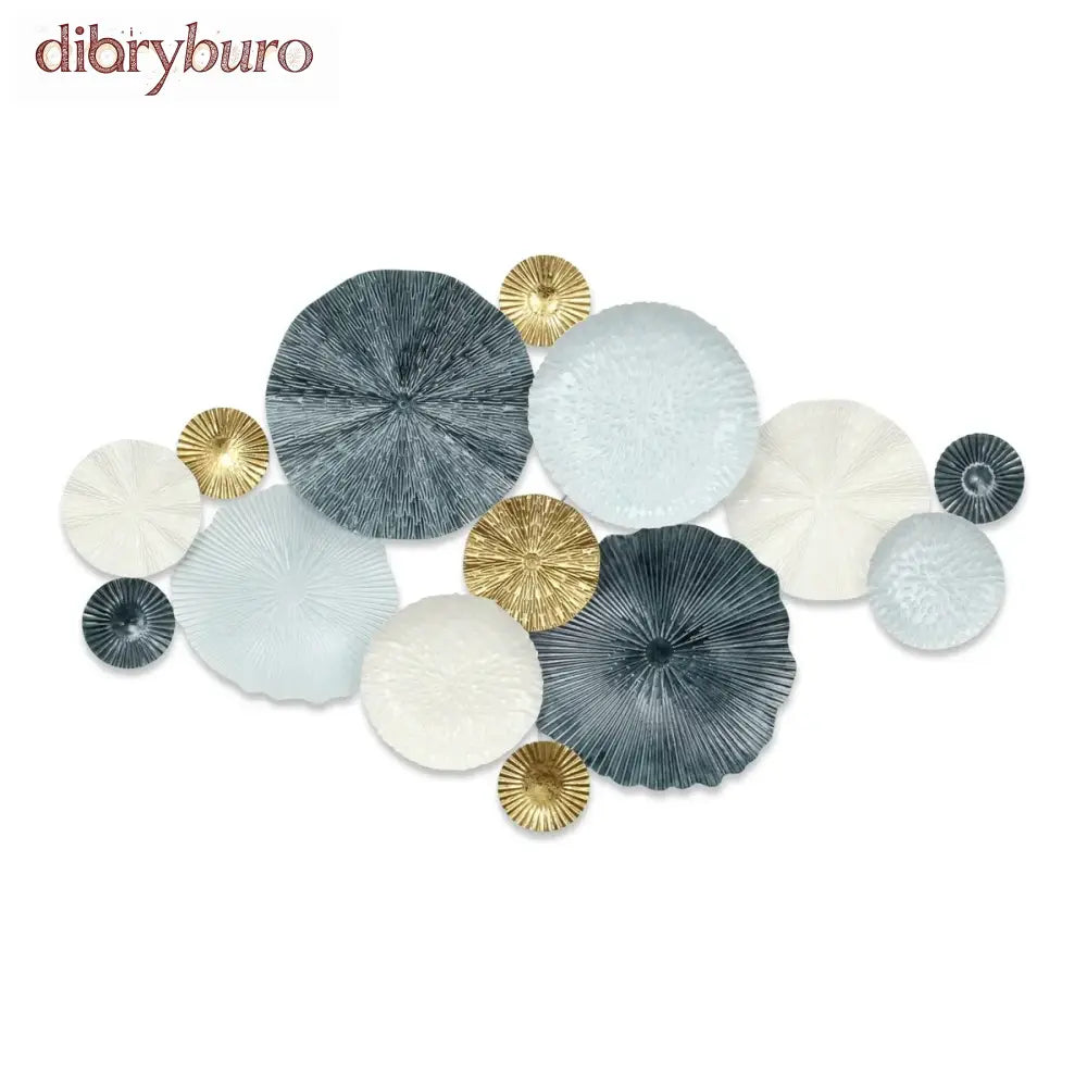 Multi Round Panel Blue Nautical Wall Decor - Multi-Color