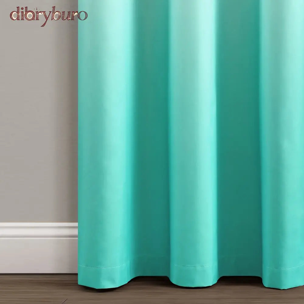 Ombre Blackout Grommet Top Curtain Panel Pair