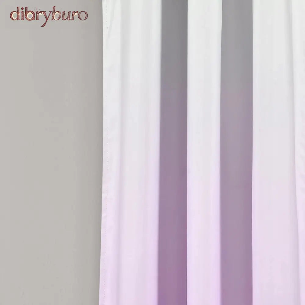 Ombre Blackout Grommet Top Curtain Panel Pair