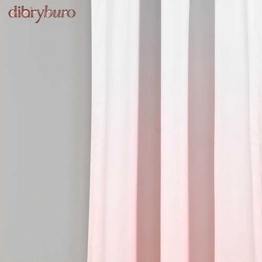 Ombre Blackout Grommet Top Curtain Panel Pair