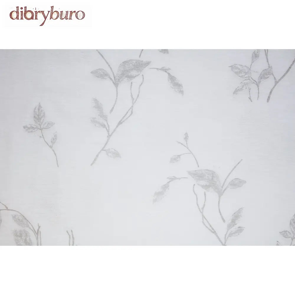 Semi Sheer Floral Printed Curtain Panel