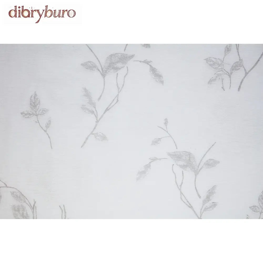 Semi Sheer Floral Printed Curtain Panel