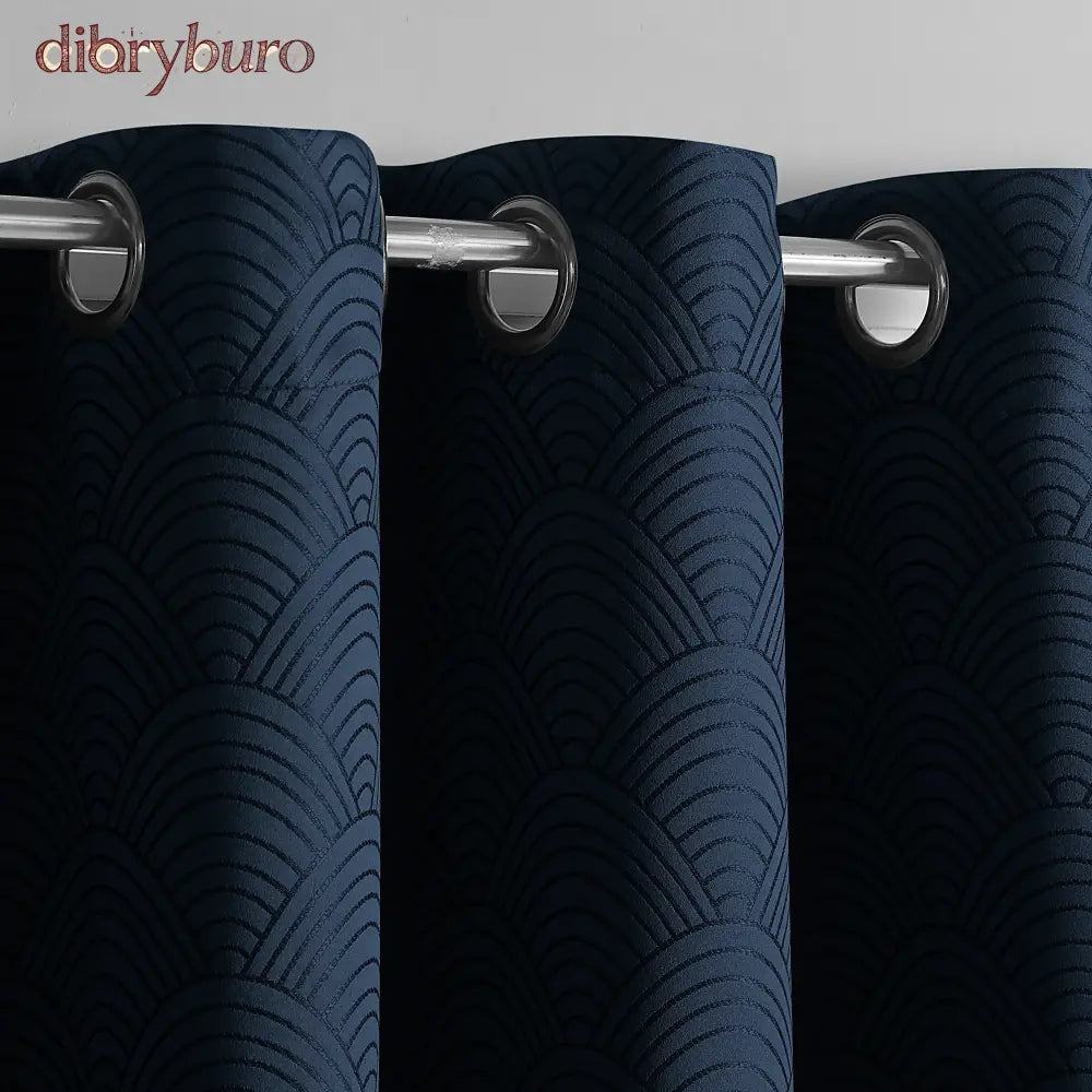 Window Curtains With Blackout Design (Set of 2)
